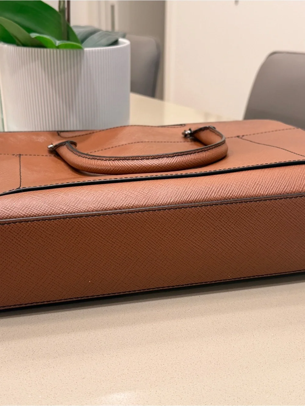 Michael Kors Men’s Briefcase with Zipper